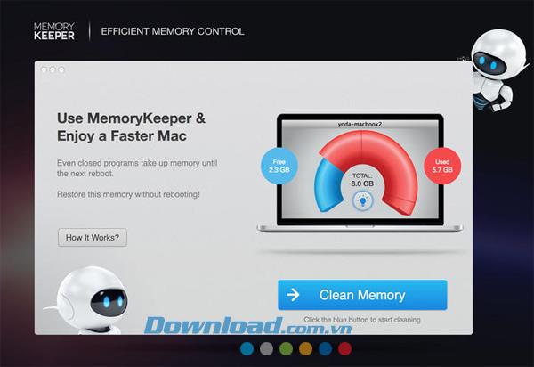 MemoryKeeper für Mac 1.1 - Bereinigen Sie Ihren Mac-Speicher