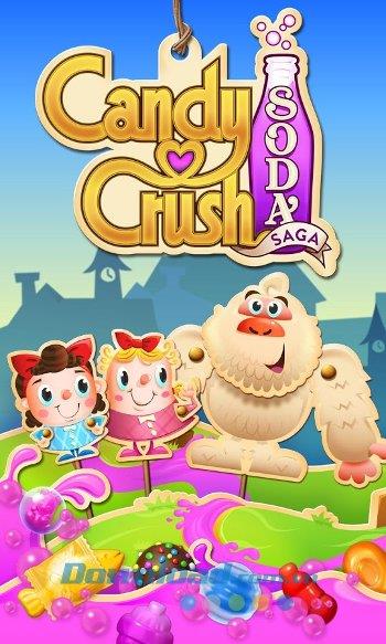 Candy Crush Soda Saga für Android 1.175.2 - Spiel, das zu süßen Süßigkeiten auf Android passt