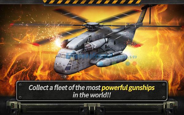 GUNSHIP BATTLE: Helicopter 3D für Android 2.5.1 - 3D-Flugzeugschießspiel für Android