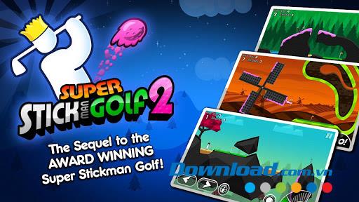 Super Stickman Golf 2 für Android 2.1.0.3 - Golfspiel für Android