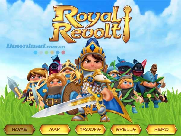 Königliche Revolte!  für Android 1.6.1 - Action-Spiel zum Schutz der Stadt für Android