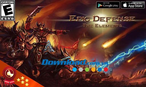 Epic Defense - die Elemente für Android 1.5.5 - Spiel zum Schutz der Stadt für Android