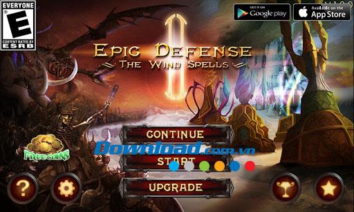 Epic Defense 2 - Windzauber für Android 1.1.1 - Spiel zum Schutz der Stadt für Android