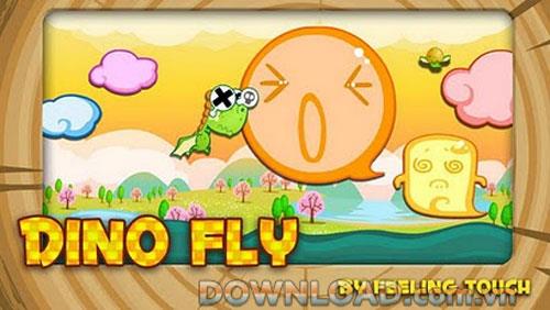 Dino Fly Free für Android - Fliegender Dinosaurier