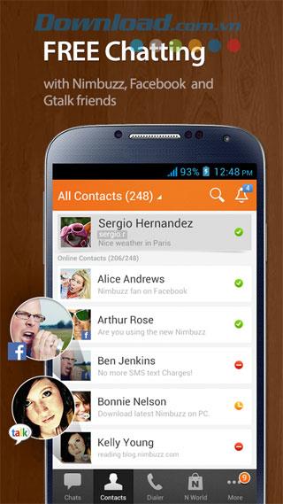 Nimbuzz für Android - Die vielseitige Chat-Anwendung