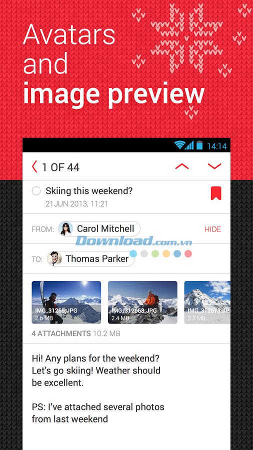myMail for Android1.2.0.4639-Android用の強力なメールクライアント