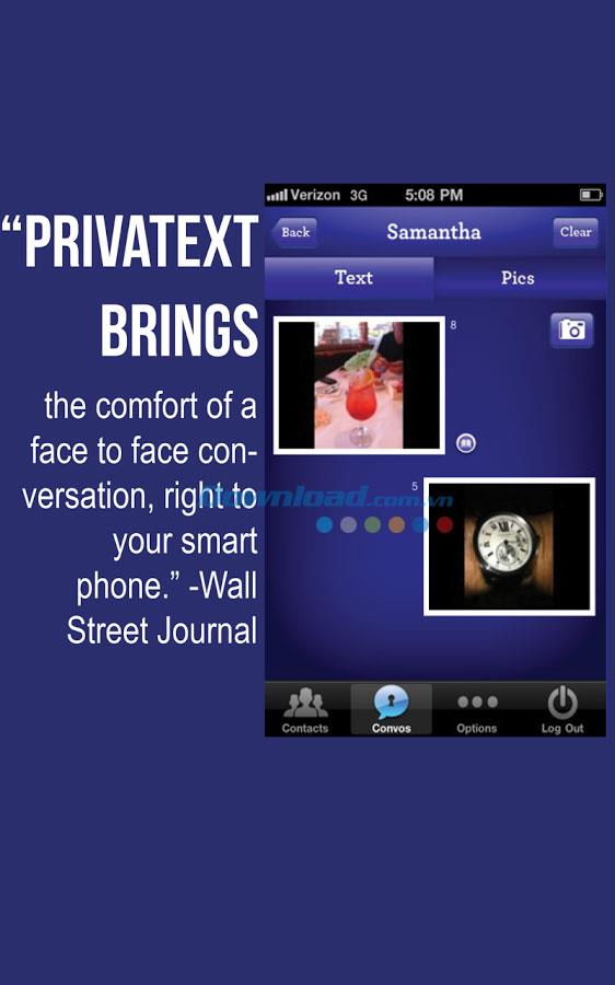 Privatext pour Android v4.5.15 - Messages sécurisés sur Android