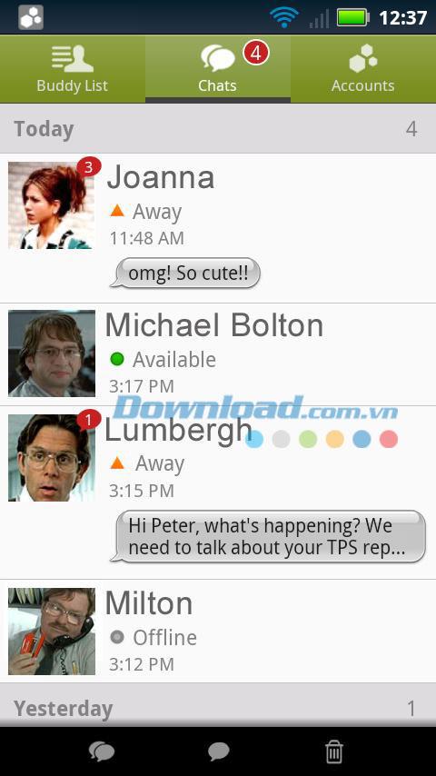 BeejiveIM for Facebook Chat for Android4.2.6-FacebookでチャットforAndroid