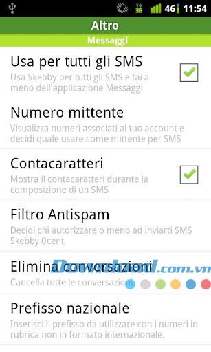 Free SMS Skebby para Android - Envía SMS gratis a Android
