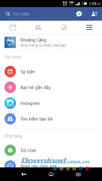 Facebook forAndroid-AndroidからFacebookにアクセス