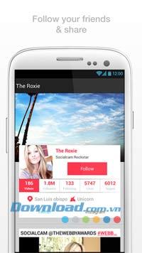 Socialcam para Android 2.5.2 - Grabe y comparta videos directamente desde dispositivos Android