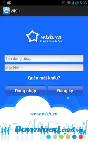 Wish.vn für Android 1.2 - Ein kostenloses soziales Gesundheitsnetzwerk