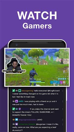 Twitch For Android Android上功能強大的遊戲流媒體服務