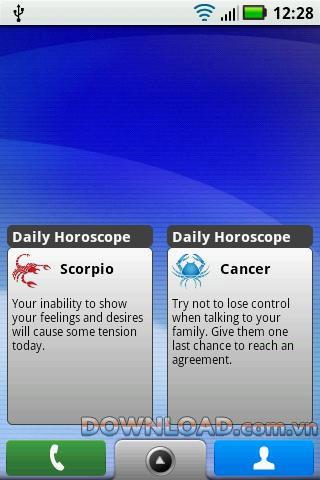 Horoscope quotidien pour Android - Logiciel de visualisation d'horoscope quotidien pour Android