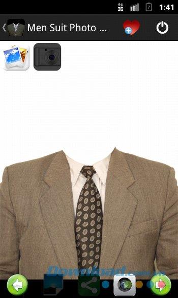 Man Suit Photo Montage pour Android 2.0.1 - Application pour prendre une carte photo pour homme sur Android