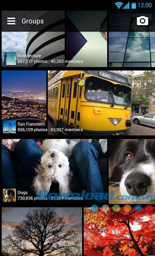 Flickr pour Android 4.8.2 - Réseau de partage de photos multifonction pour Android
