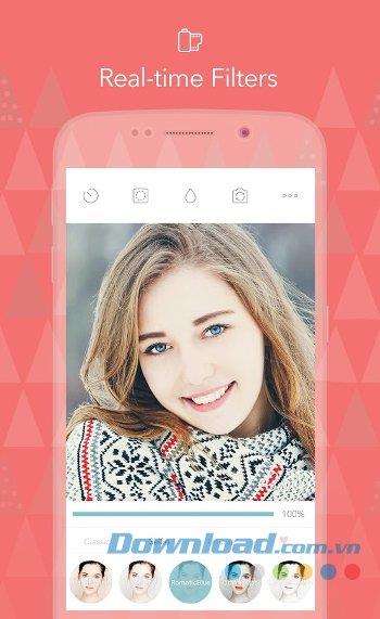 Candy Camera pour Android - Prenez un magnifique selfie sur Android