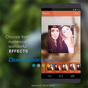 RetroSelfie - Editor de selfies para Android 1.7 - Captura y edita selfies en Android