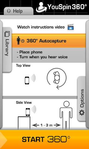 YouSpin Pro pour Android - Prenez des photos à 360 ° sur Android