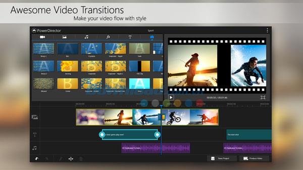 PowerDirector para Android 7.0.0 - Edición de video, realización de películas profesionales en Android