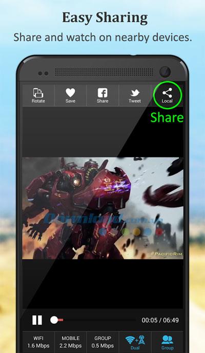 VideoBee pour Android 0.4.9 - Télécharger et lire des vidéos gratuitement sur Android