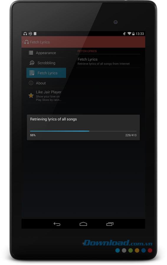 Jair Player para Android 1.12: un potente reproductor de música para Android