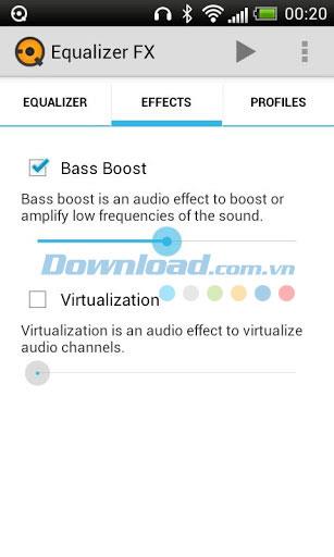 Equalizer FX für Android 1.3.1 - Audio für Android bearbeiten
