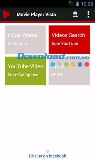 Movie Player Vista para Android 2.5.3 - Reproductor de video gratuito para Android