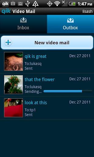 Qik Video forAndroid-Androidでのビデオチャット