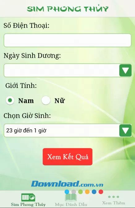 Feng Shui Sim für Android 3.0 - Siehe Horoskop Feng Shui Sim Telefon