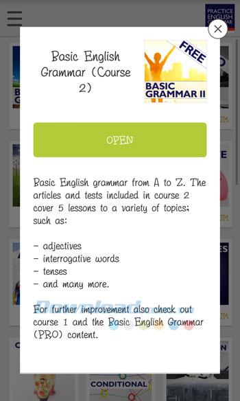 Pratiquer la grammaire anglaise pour Android 1.2.0 - Pratiquer la grammaire anglaise de base sur Android