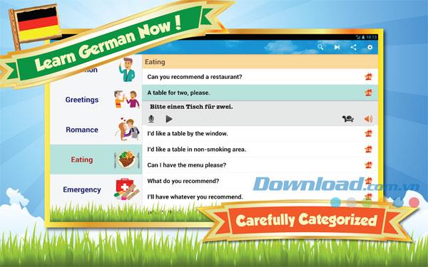 Apprendre l'allemand pour Android 6.0.0 - Apprendre les compétences de communication en allemand