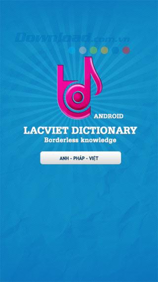 Diccionario Inglés - Francés - Vietnamita para Android 1.4 - Diccionario Inglés Francés Vietnamita