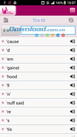 紫膠越南語字典為android 2 8 安卓上的越南語英語詞典