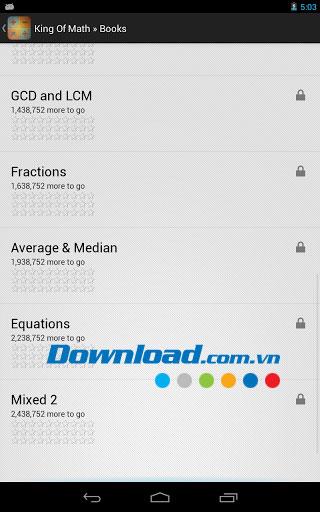 King of Math for Android2.1.1-Androidで数学を効果的に学ぶ