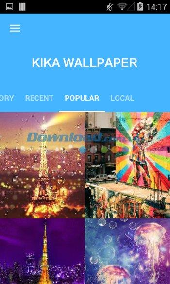 KIKA Wallpaper para Android 1.0.7: un impresionante conjunto de fondos de pantalla en Android