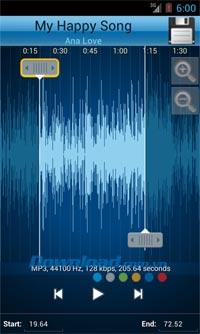 MP3 Cutter and Ringtone Maker pour Android 1.2 - Coupez et créez des sonneries pour Android