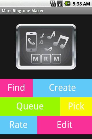 Mars Ringtone Maker pour Android - Créer des sonneries pour les téléphones Android