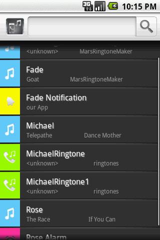 Mars Ringtone Maker pour Android - Créer des sonneries pour les téléphones Android