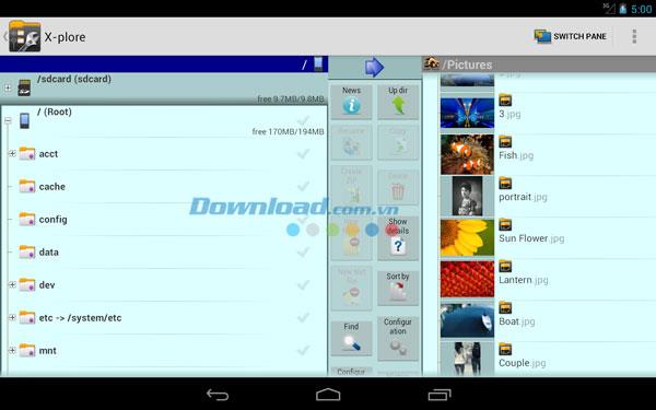 Gestionnaire de fichiers X-plore pour Android 3.75.00 - Gestionnaire de fichiers efficace sur Android