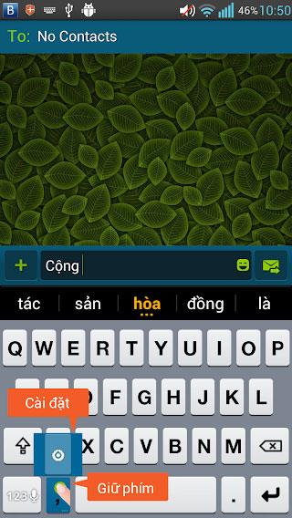 Bkav Vietnamese Typing para Android 1.2.6: la aplicación admite la escritura en vietnamita Bkav Vietnamese Typing para Android 1.2.6: la aplicación admite la escritura en vietnamita