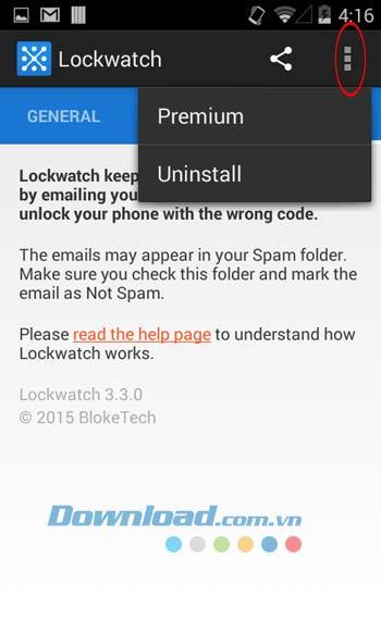 Lockwatch para Android 3.3.0 - aplicación de localización de dispositivos Android