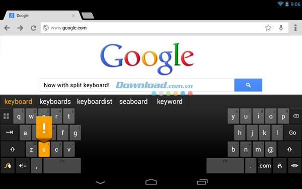 Swype Keyboard Free pour Android 1.5.15.19977 - Application clavier pour Android