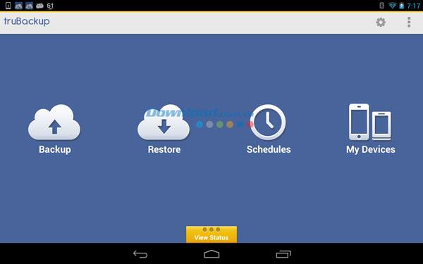 truBackup para Android 2.5.4 - Copia de seguridad de datos de forma eficiente para Android