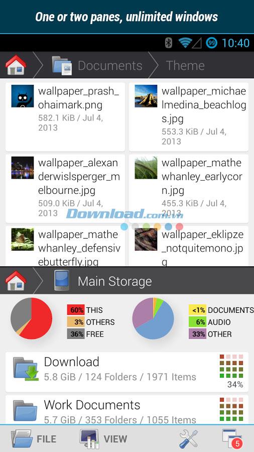 Datei-Explorer für Android 2.0.0.10 - Ein kostenloser Dateimanager für Android