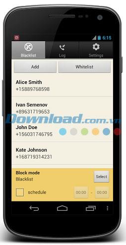 Blacklist Plus para Android 1.14 - Bloquear mensajes y llamadas para Android