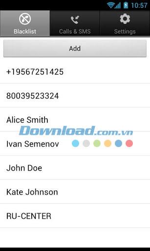 Liste noire des appels pour Android - Bloquer les appels et filtrer les messages pour Android
