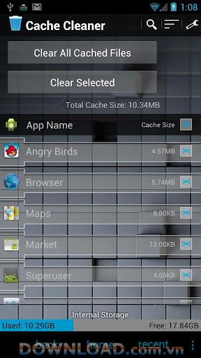 Cache Cleaner für Android - Cache löschen