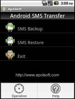 Apolsoft Android SMS Transfer
