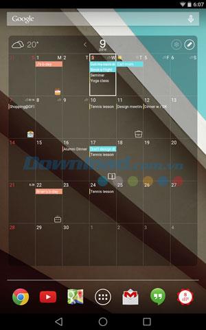 SolCalendar para Android: widget de calendario profesional en Android